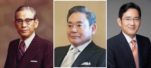 19일 오전 경기도 용인시 호암미술관 인근 선영에서 열린 호암 이병철 삼성 창업회장 38주기 추도식에 홍라희 삼성미술관 리움 명예관장, 이부진 호텔신라 사장, 이서현 삼성물산 사장이 참석해 있다. 2025.11.19 [사진=공동취재/연합뉴스]