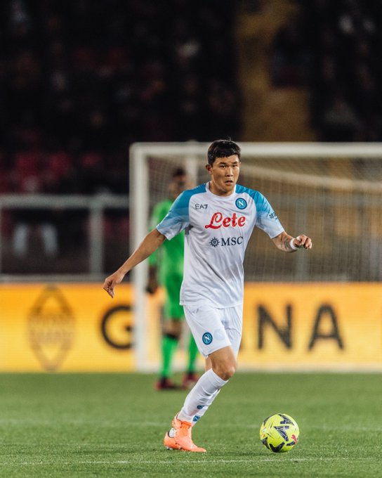 이탈리아 세리에A 나폴리에서 뛰는 김민재. [사진=나폴리 트위터 캡처]