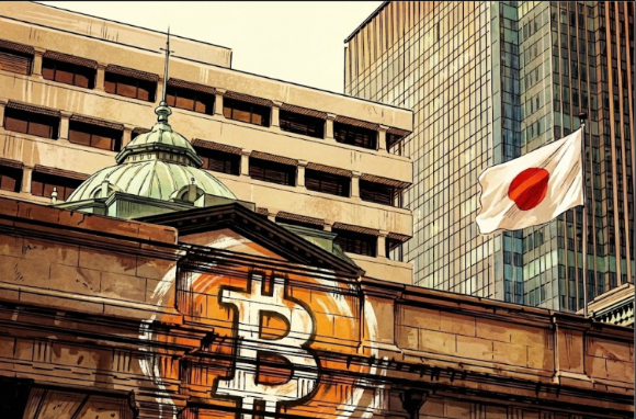 일본은행(BOJ)이 오는 19일 정책회의에서 기준금리를 0.25%p 인상해 0.75%로 올릴 가능성이 높아지면서, 비트코인 시장에도 적지 않은 긴장감이 형성되고 있다. AI 생성 이미지. [사진=AI 생성 이미지]