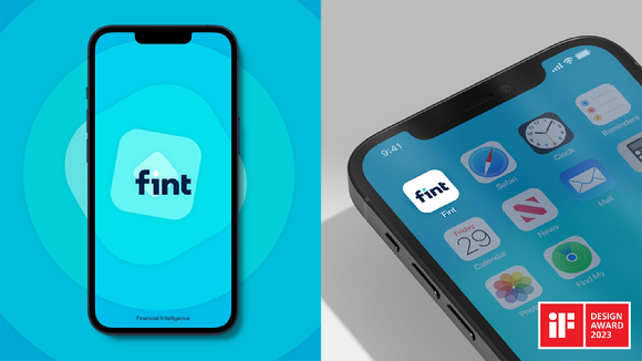 핀트가 'iF 디자인 어워드 2023'에서 2개의 본상을 동시에 수상했다. [사진= 디셈버앤컴퍼니자산운용]