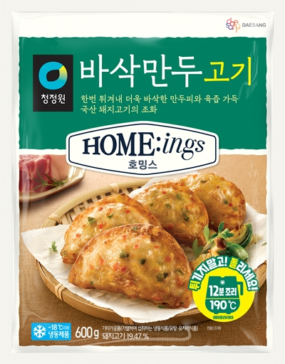 청정원 호밍스 바삭만두 고기 [사진=대상]