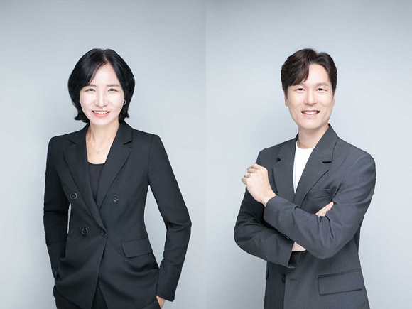 (왼쪽부터) 엔씨 AI 이연수 대표, 김민재 CTO. [사진=엔씨AI]