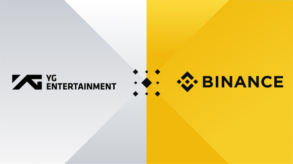 YG엔터테인먼트가 바이낸스 손을 잡고 NFT 사업에 진출한다. [사진=YG/Binance 로고]