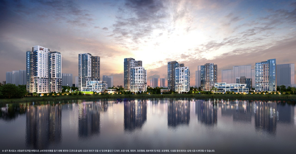 힐스테이트 레이크 송도 5차 투시도 [사진=현대건설]