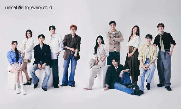 도영·쇼타로·지우 등 11人 재능기부⋯&apos;유니세프 팀&apos; 캠페인