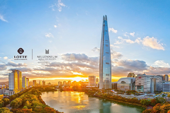 롯데 시그니엘 전경. [사진=롯데호텔앤리조트]