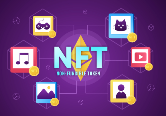 2일 한국거래소에 따르면 지난달 세 자릿수 상승률을 기록한 NFT 관련주의 평균 상승률은 126%로 나타났다. 사진은 NFT. [사진=조은수 기자]