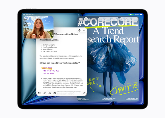 애플의 '아이패드-에어' 신제품. [사진=애플]