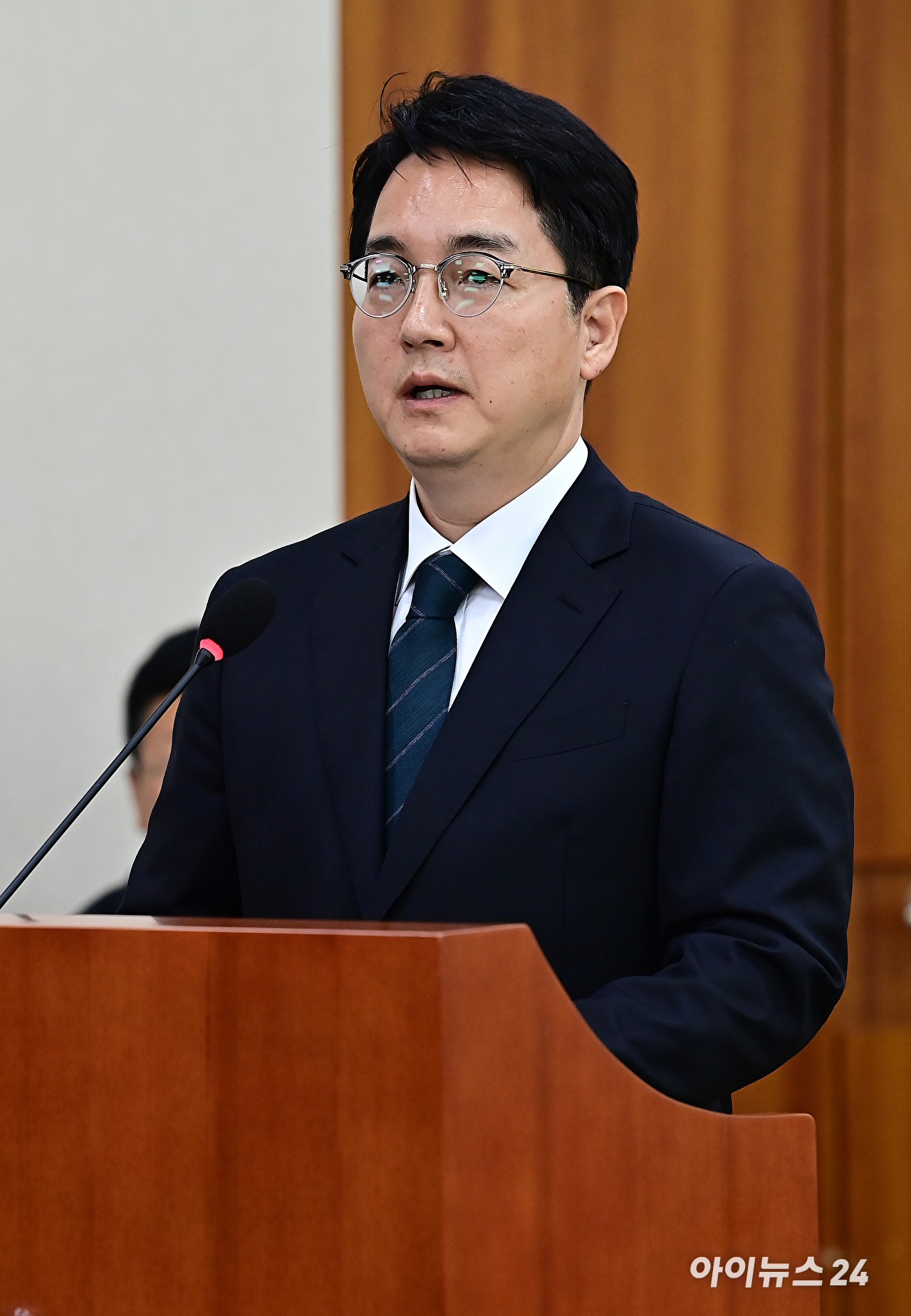 1일 사의를 밝힌 심우정 검찰총장이 후보자 시절이던 지난해 9월 3일 오전 서울 여의도 국회에서 열린 인사청문회에서 모두발언을 하고 있다. [사진=곽영래 기자]