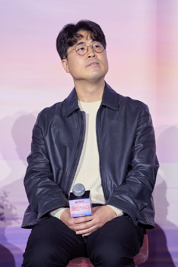 4일 CGV용산아이파크몰에서 열린 넷플릭스 '솔로지옥' 시즌3 제작발표회에서 솔로지옥3 MC들이 출연자 중 농구선수 이관희를 주목했다. 사진은 이관희. [사진=넷플릭스]