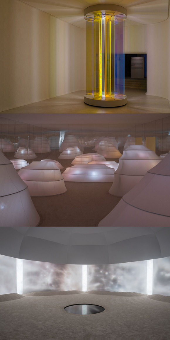 기아가 '2026 밀라노 디자인 위크'에서 '저니 오브 프로젝션'을 통해 선보인 비전 메타 투리스모. [사진=기아]