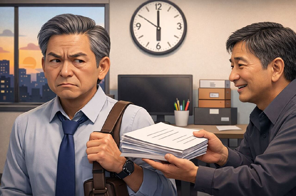 퇴근 시간에 일을 지시했다는 이유로 직장 동료를 폭행한 60대가 항소심에서 벌금형으로 감형받았다. 본 기사와 무관한, AI 생성 이미지. [사진=AI 생성 이미지]