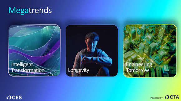 CES 2026 테크 트렌드 투 와치 발표 사진. [사진=정구민]