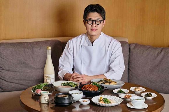 송하슬람 셰프의 팔도 한상차림. [사진=반얀트리 클럽 앤 스파 서울]