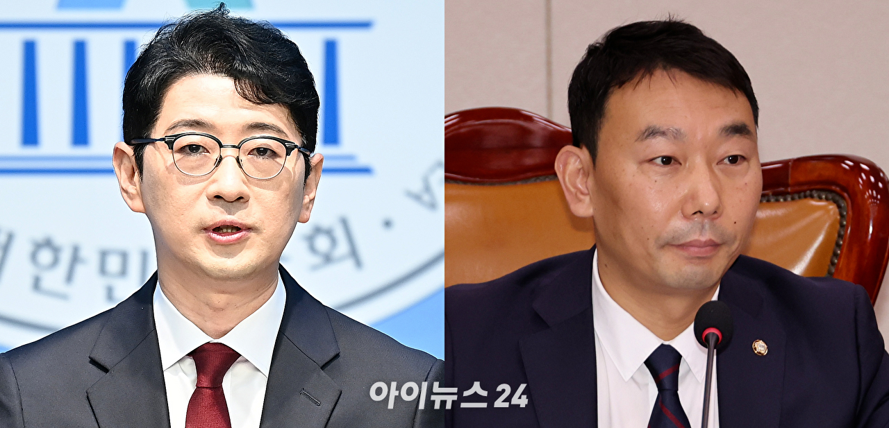사진 왼쪽부터 주진우 국민의힘 의원, 김용민 더불어민주당 의원. [사진=아이뉴스24 DB]