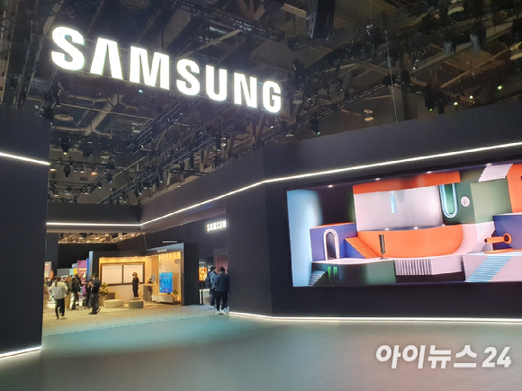 삼성전자 'CES 2022' 부스 전경 [사진=장유미 기자]