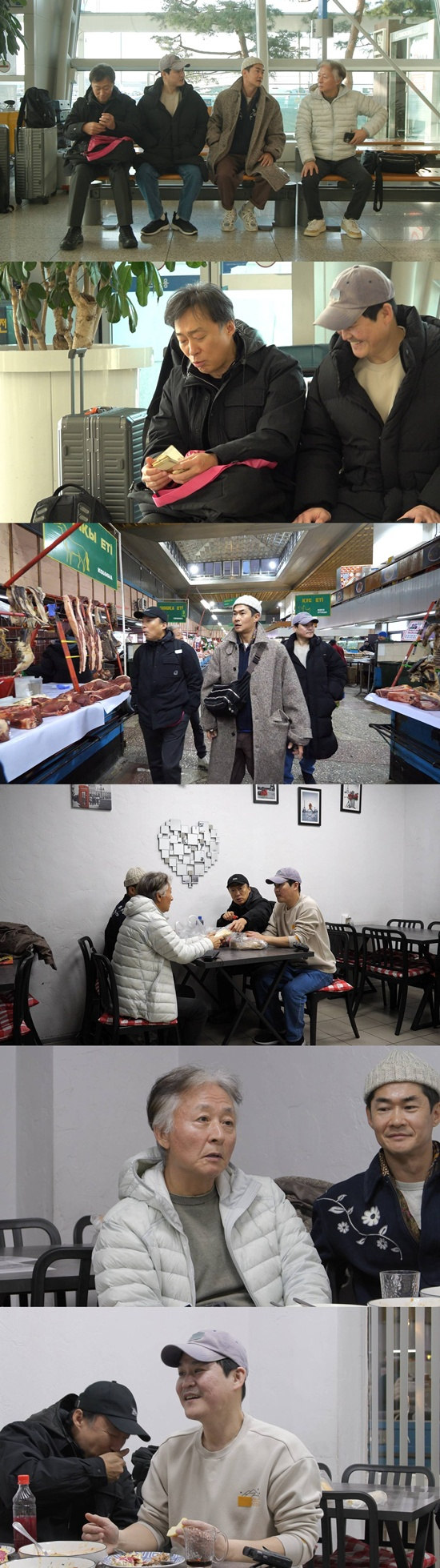 '평균 나이 56세' 이성민·김종수·김성균·배정남, 카자흐스탄 '효도 여행'