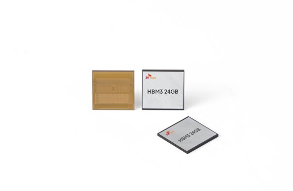 SK하이닉스가 개발한 HBM3 24GB [사진=SK하이닉스]