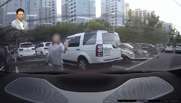 서울 영등포구의 한 공영주차장에서 발생한 주차 시비 사건 [사진=한문철 TV]