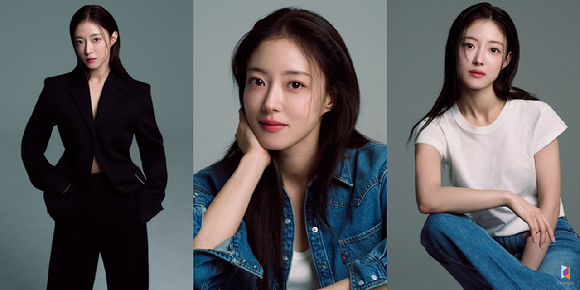 배우 이세영이 프로필 촬영에서 포즈를 취하고 있다. [사진=판타지오]