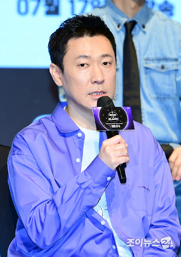 김신영 CP가 16일 오전 서울 구로구 더 세인트에서 열린 Mnet 새 예능프로그램 '보이즈2 플래닛' 제작발표회에 참석하고 있다. [사진=정소희 기자]