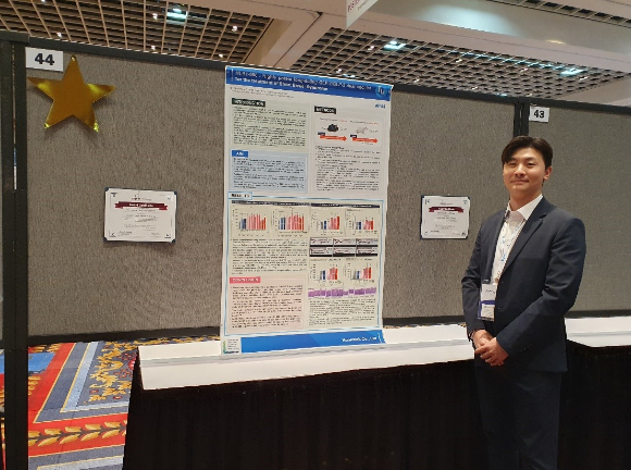 휴온스랩이 지난 20일부터 23일까지 진행된 미국 정맥경장 영양학회(ASPEN)에 참가해 'Best of ASPEN Abstracts: GI Topics과 International Poster of Distinction' 등 2개 부문에서 수상했다. [사진=휴온스랩]
