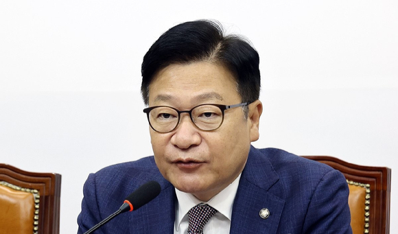 국민의힘 정점식 원내대표가 15일 국회에서 열린 최고위원회의에서 발언하고 있다. 2026.10.15 [사진=연합뉴스]