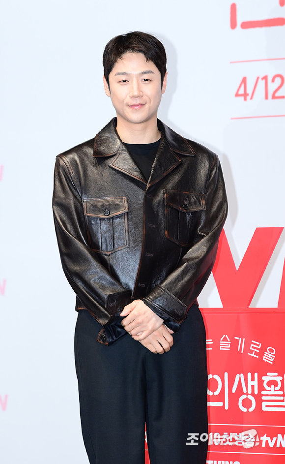 배우 정준원이이 10일 오후 서울 구로구 라마다신도림에서 열린 tvN 새 토일드라마 '언젠가는 슬기로울 전공의생활' 제작발표회에 참석하고 있다. [사진=정소희 기자]