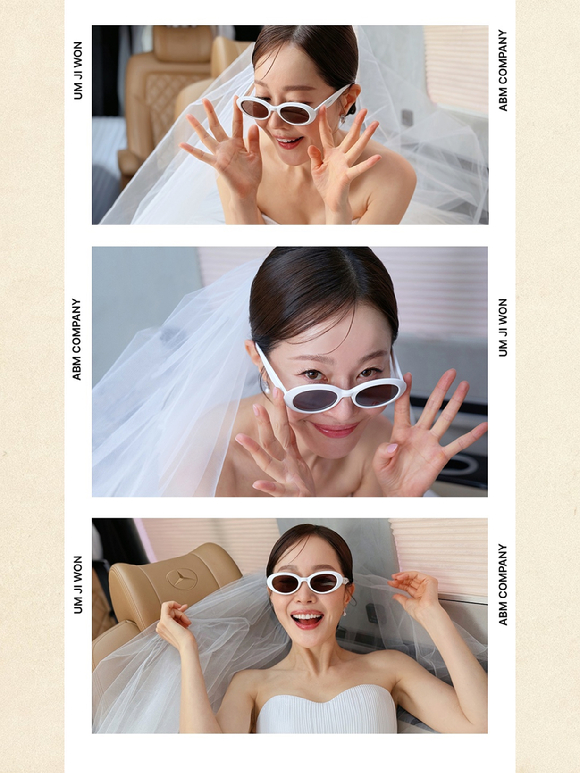 엄지원 웨딩 비하인드 사진. [사진= ABM 컴퍼니 공식 인스타그램 ]