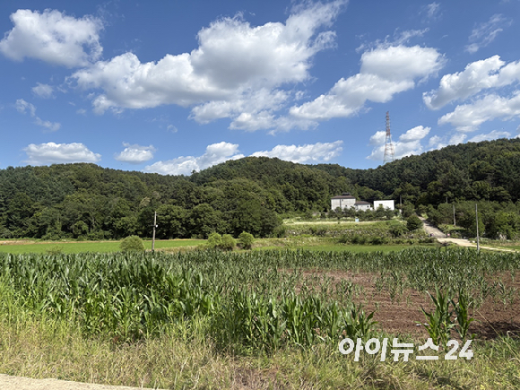 삼성전자 용인 첨단시스템반도체 국가산업단지가 들어설 경기 용인시 처인구 남사읍 창리 일대. [사진=권서아 기자]