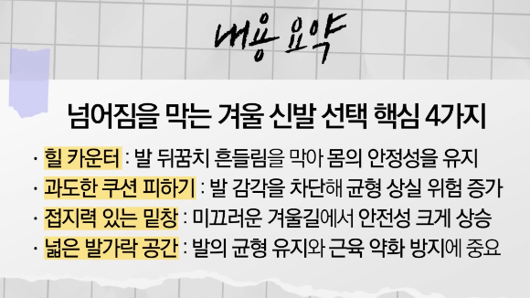 겨울철 신발 선택이 무릎과 허리 건강에 직접적인 영향을 미칠 수 있다는 전문의의 설명이 제시됐다. 사진은 본 기사 내용과 무관. [사진=Vital Choice]