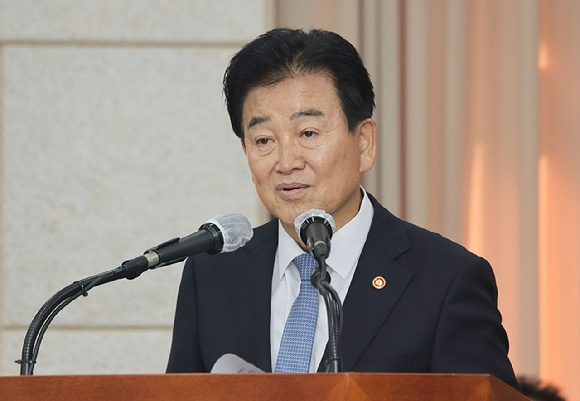 정동영 통일부 장관이 7일 서울 종로구 남북회담본부에서 열린 외교통일위원회 국정감사에서 기관 보고를 하고 있다. 2026.10.7 [사진=연합뉴스]