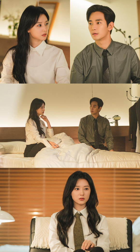 '눈물의 여왕' 김수현X김지원 스틸 [사진=tvN]