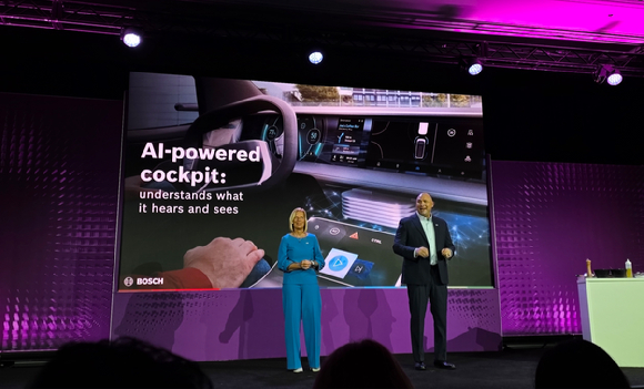 코디악 자율주행 트럭에 자율주행 솔루션을 공급하는 보쉬. [사진=정구민]