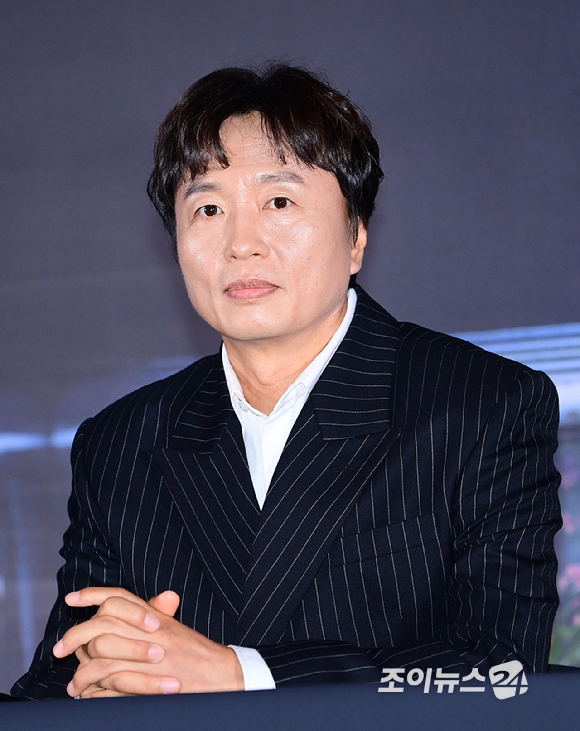 배우 전배수가 24일 오후 서울 용산구 CGV 용산아이파크몰에서 열린 영화 '괴기열차'(감독 탁세웅) 언론시사회에 참석하고 있다. [사진=정소희 기자]