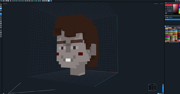 게임메이커로 만든 미니 미끄럼틀 게임. 상하로 이동하는 받침대로 타이밍에 맞춰 점프해 '버스 미끄럼틀'을 타고 착지하면 성공이다. [사진=게임메이커 캡처]