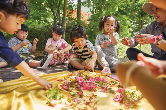 숲오감체험 [사진=산림청]