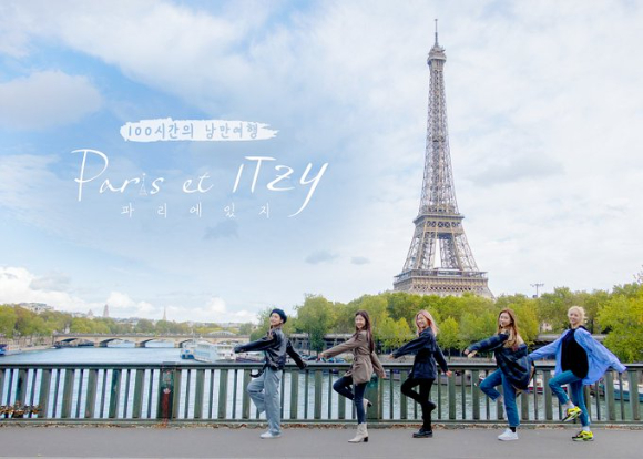 ITZY '파리에 있지' 포스터 [사진=Mnet]
