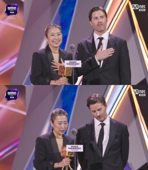 [2025 MAMA] &apos;케이팝 데몬 헌터스&apos;, 뮤직 비저너리 수상 &quot;혼문의 힘 느껴&quot;