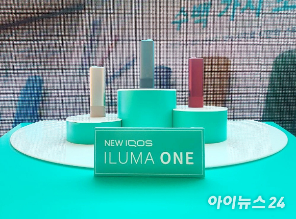 한국필립모리스의 '아이코스 일루마 원(IQOS ILUMA ONE)'. [사진=김성화 기자]