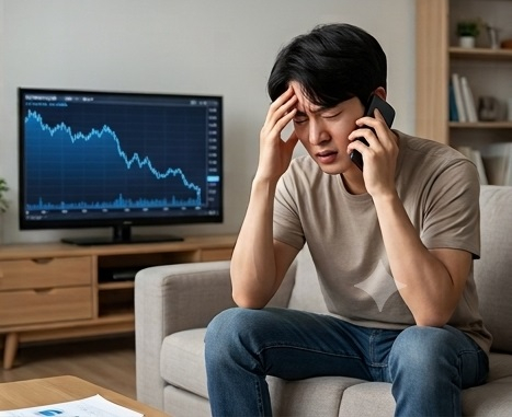 고민하는 투자자 이미지 [사진=제미나이 AI 생성 이미지]