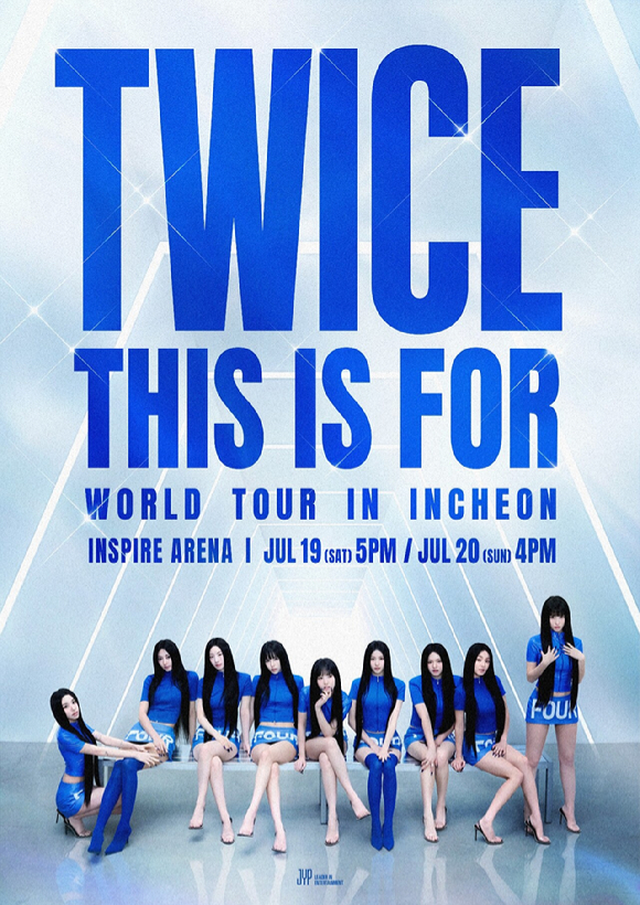 트와이스 인천 콘서트 포스터 [사진=JYP엔터테인먼트]
