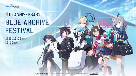 넥슨, &apos;블루 아카이브&apos; 4주년 페스티벌 11월 29~30일 개최