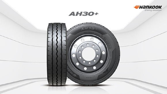 준대형 카고 전륜용 타이어 'AH30+' 245/70R19.5 규격 출시 [사진=한국타이어]