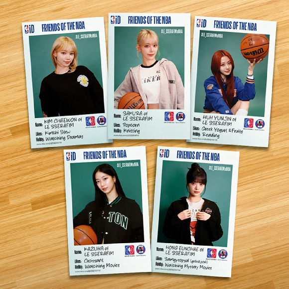 르세라핌 NBA ID 폴라로이드 이미지 [사진=쏘스뮤직]