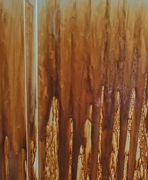 실내흡연으로 찌든 니코틴 때를 벗겨내는 청소 영상이 화제가 됐다. [사진=인스타그램 캡쳐]