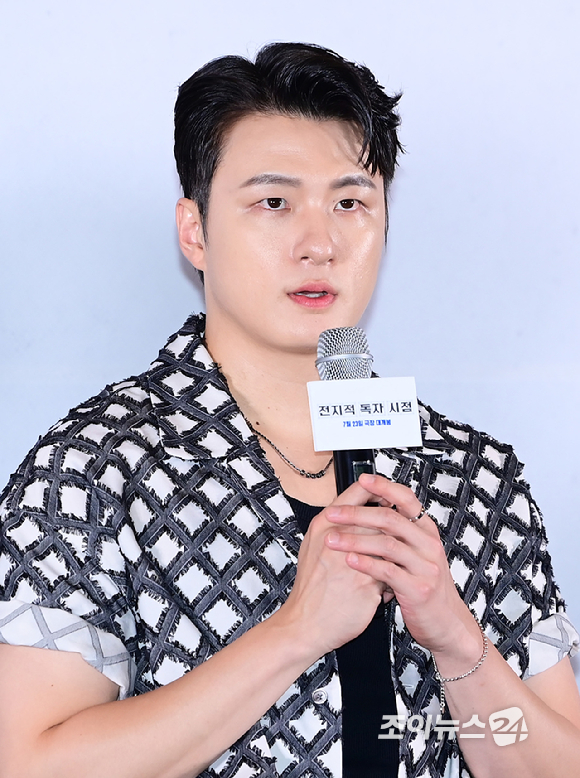 (왼쪽부터)배우 이민호-채수빈-신승호-나나-안효섭이 15일 오후 서울 삼성동 메가박스 코엑스에서 열린 영화 '전지적 독자 시점'(감독 김병우) 언론시사회에 참석하고 있다. [사진=정소희 기자]