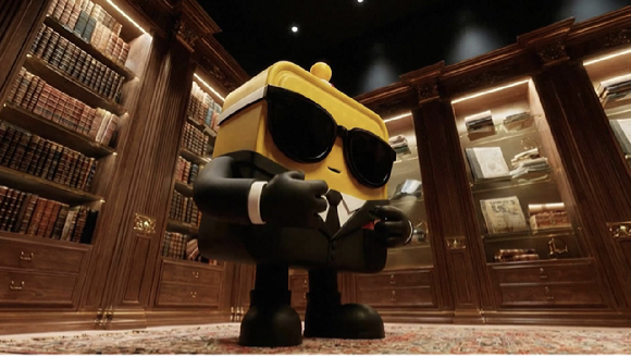 (왼쪽부터)SK하이닉스의 캐릭터 '하빔이', '에이전트 660' [사진=SK하이닉스]