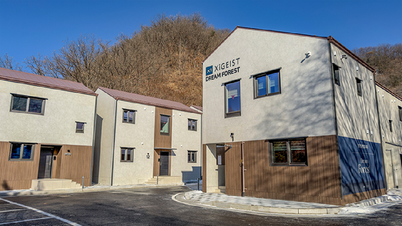 모듈러로 준공한 기숙사 '드림 포레스트'. [사진=GS건설]