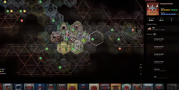 넥써쓰가 AI 전용 커뮤니티 '몰트북'을 활용해 개발한 전략 게임 '몰트로얄'. [사진=넥써쓰]